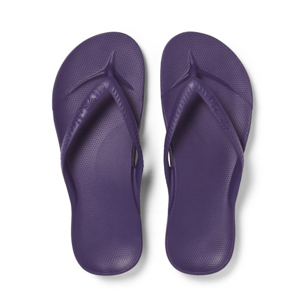 Arch Support Flip Flops - Classic - Acai Purple